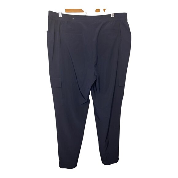 Chico's Pants Women's Size Large Short Zenergy Lightweight Blue Chicos 2 - Picture 2 of 3